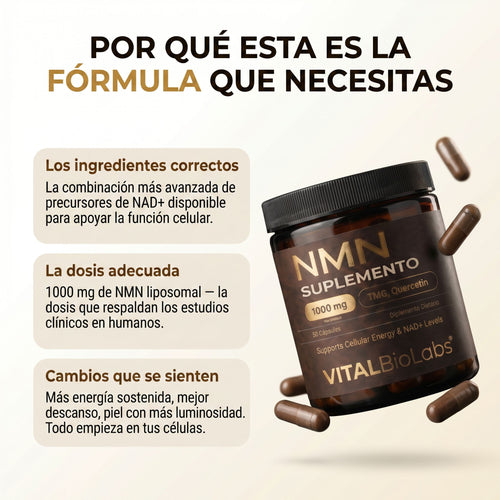 NMN+ Revive™ Suplemento de Anti-Envejecimiento Celular