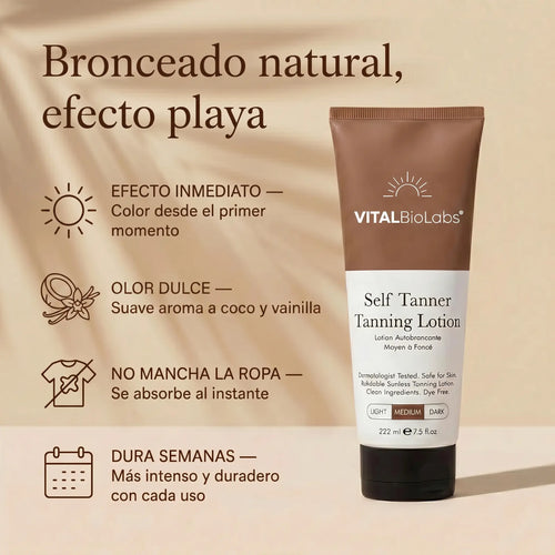 VitalBio™ Self Tanner Auto Bronceador