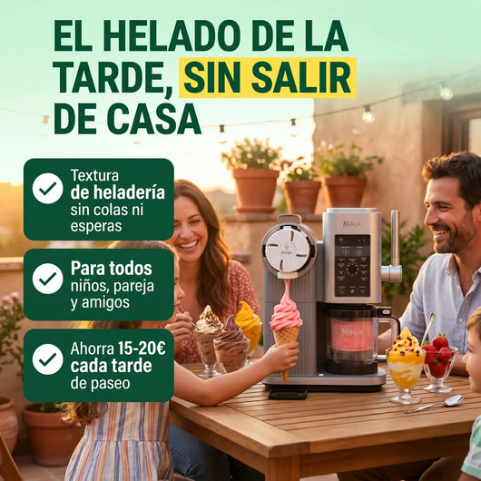 Ninja CREAMi Scoop & Swirl – Helados, Soft Serve y Sorbetes de Heladería en tu Cocina